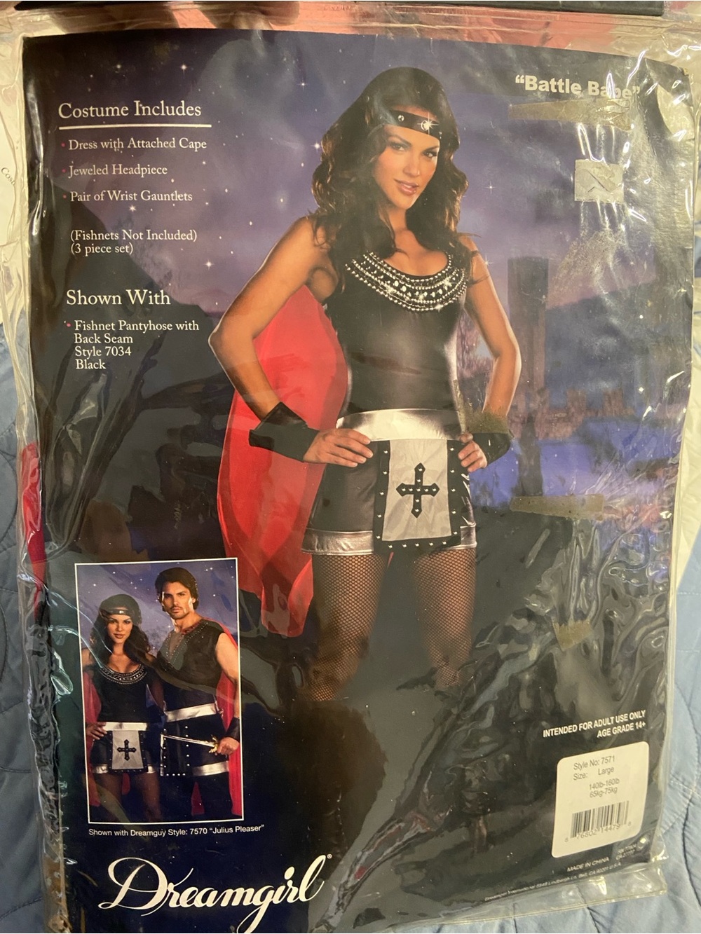 DREAMGIRL Dress-Up BATTLE BABE Halloween Costume